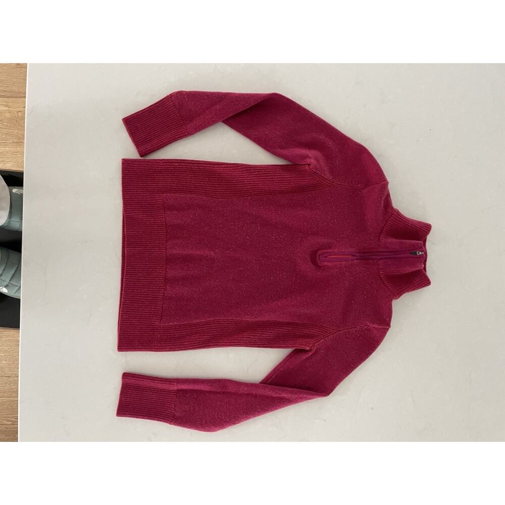 Patagonia Sweater Womens XSmall 100% Merino Wool Quarter Zip Sweatshirt - Picture 2 of 8